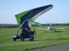 Pegasus Quantum 15-912 Flexwing microlight at Eshott