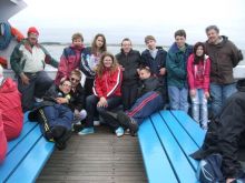 Onboard the &#039;Gladtidings V&#039; in Seahouses harbour.